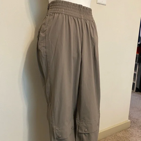 ADIDAS BY STELLA MCCARTNEY| Performance Nylon Track Pants in Simple Brown - Picture 4 of 10